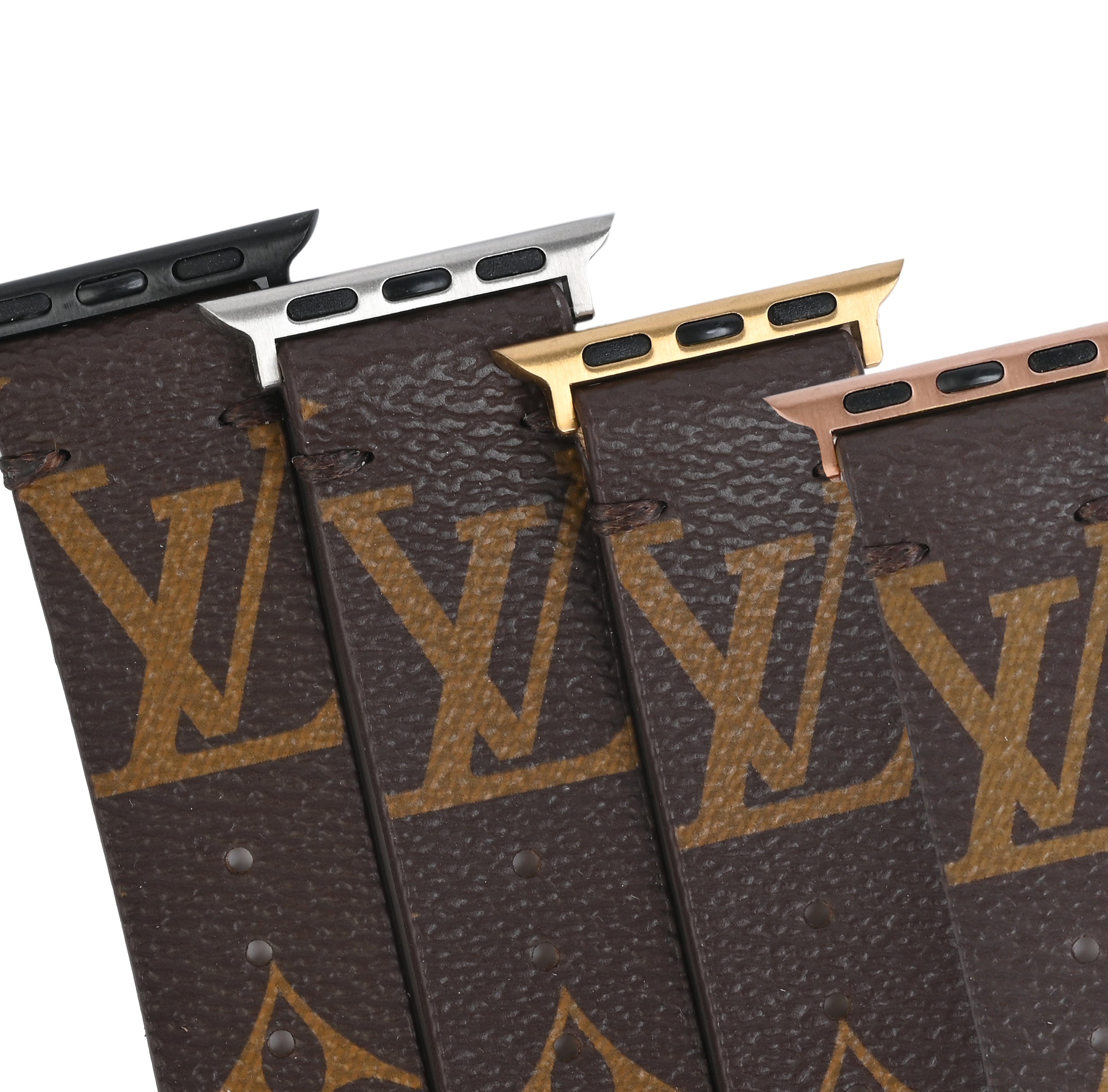 Upcycled LV Classic Logo Apple Watch Band