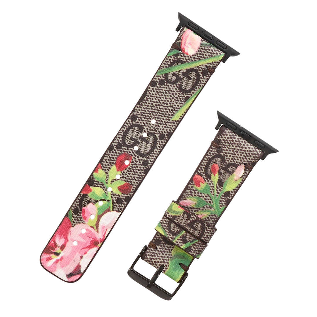 Last One! Upcycled Floral GG Apple Watch Band