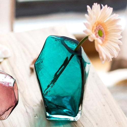 Colorful Hand Blown Glass Vases